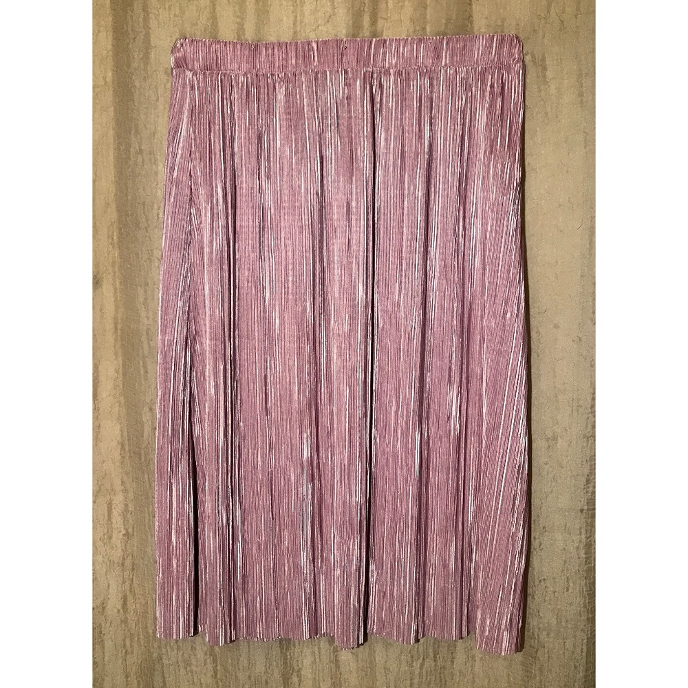 Forever 21 Accordion Pleat Skirt – Blush – Medium